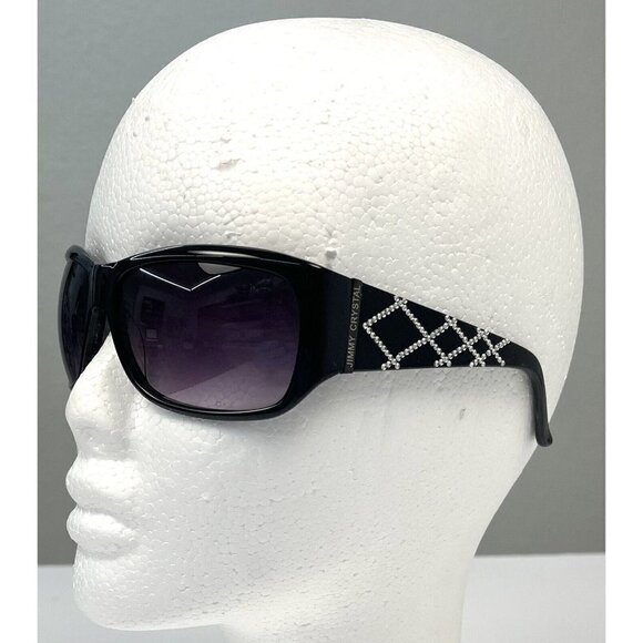 Jimmy Crystal Polarized Black Sunglasses - Picture 4 of 8